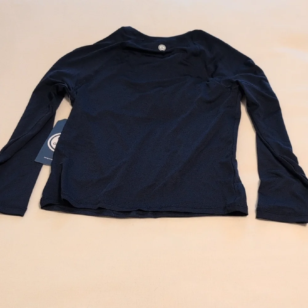 Life Is Good Navy Blue Rashguard Swim Shirt UPF Boys Size Large